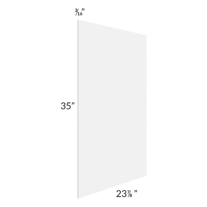 Stratton White Shaker 24x35 End Panel