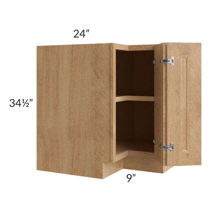 Tuscan Timber 33" Easy Reach Corner Cabinet