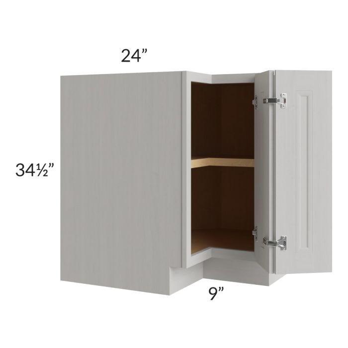 Salem Light Grey 33" Easy Reach Corner Cabinet