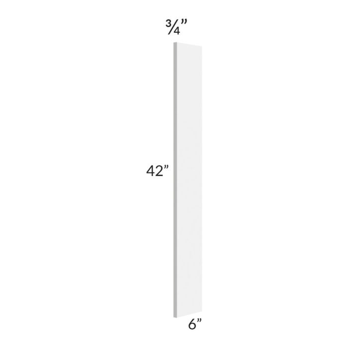 Stratton White Shaker 6x42 Wall Filler
