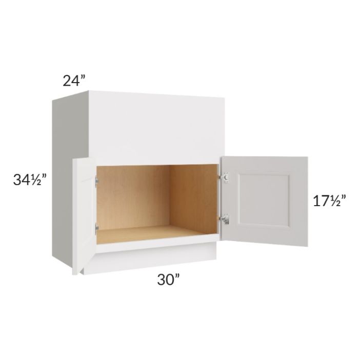 Tuscan Cloud 30" Farm Sink Base Cabinet