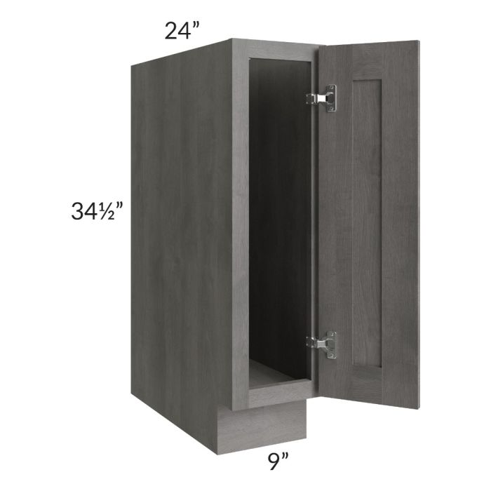 Providence Slate Grey 9" Full Height Door Base Cabinet 