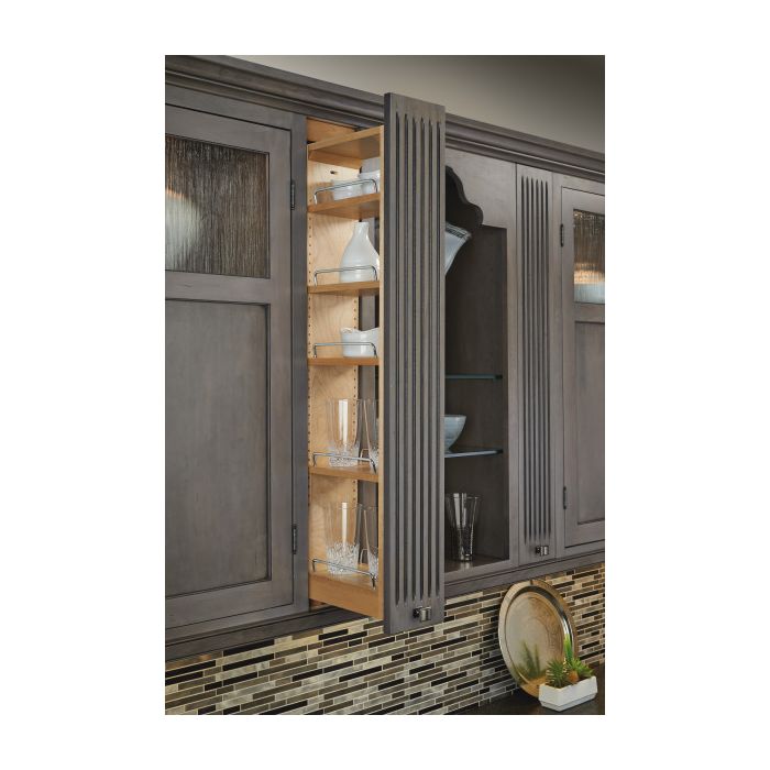 Wall Filler Organizer - 42" Tall by 3" Wide (Rev-A-Shelf)