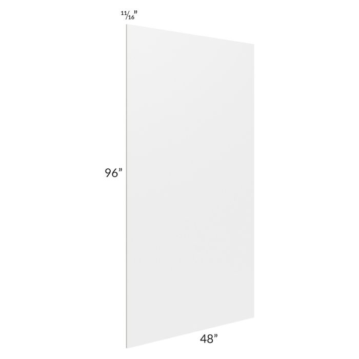 Southport White Shaker 48x96x3/4 Finished Panel