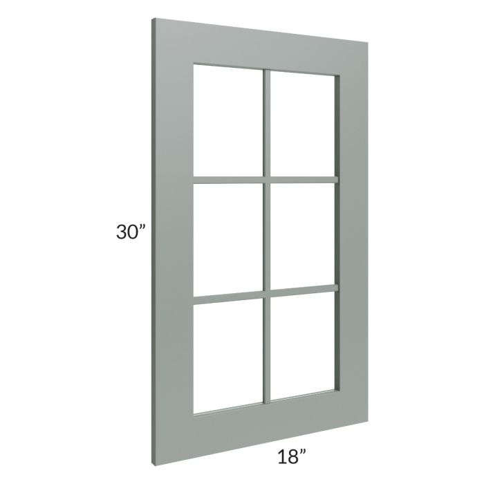 Woodland Green Shaker 24" 2-Drawer Base Cabinet