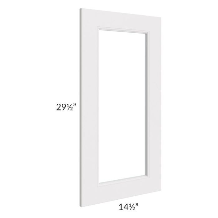 Tuscan Cloud 15x30 Clear Glass Door (Cabinet Sold Separately)