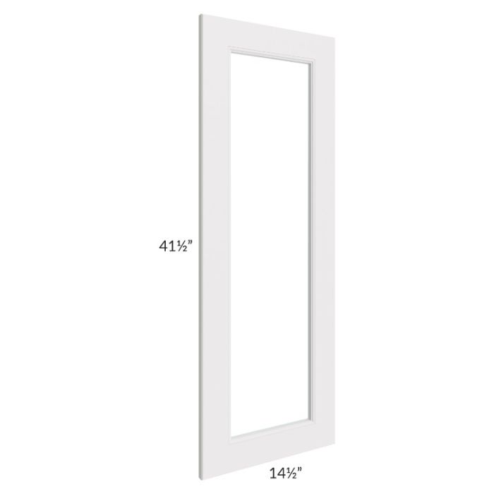 Tuscan Cloud 15x42 Clear Glass Door (Cabinet Sold Separately)