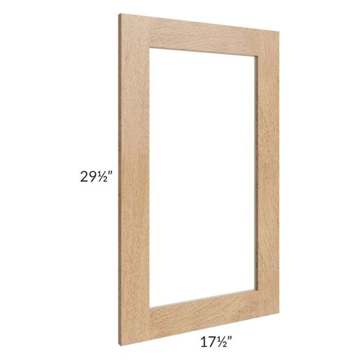 Midtown Timber Shaker 18x30 Clear Glass Door (Cabinet Sold Separately)