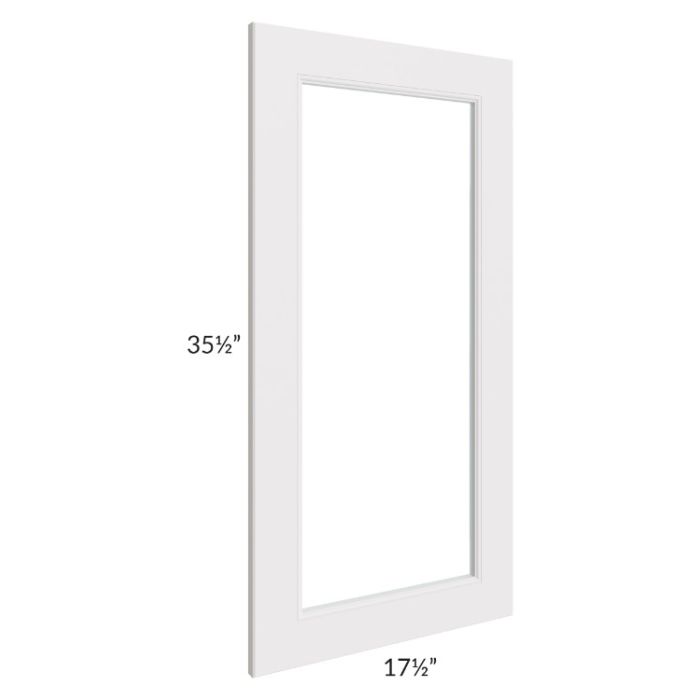 Tuscan Cloud 18x36 Clear Glass Door (Cabinet Sold Separately)