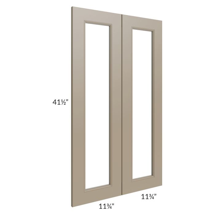 Tuscan Oyster 24x42 Clear Glass Door (Cabinet Sold Separately)