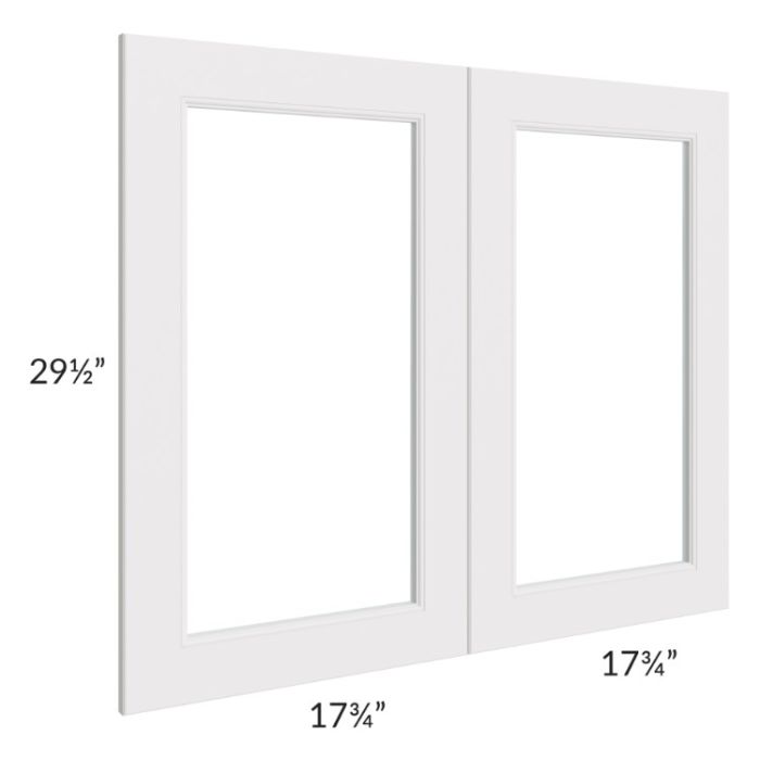 Tuscan Cloud 36x30 Clear Glass Door (Cabinet Sold Separately)