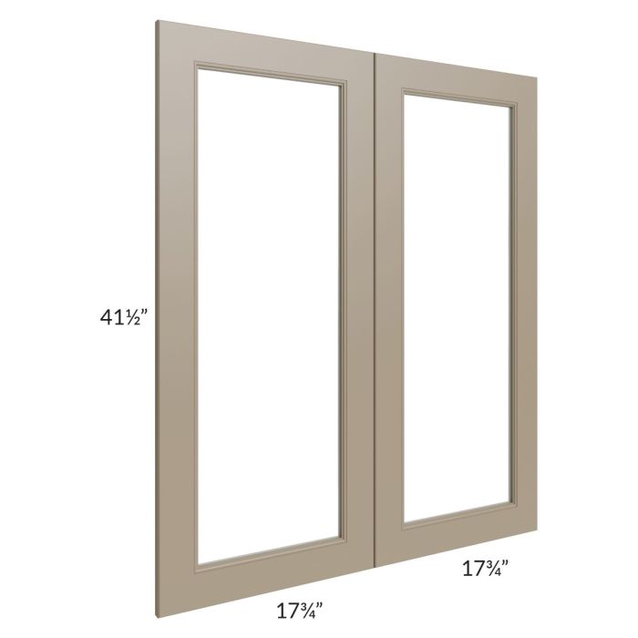 Tuscan Oyster 36x42 Clear Glass Door (Cabinet Sold Separately)