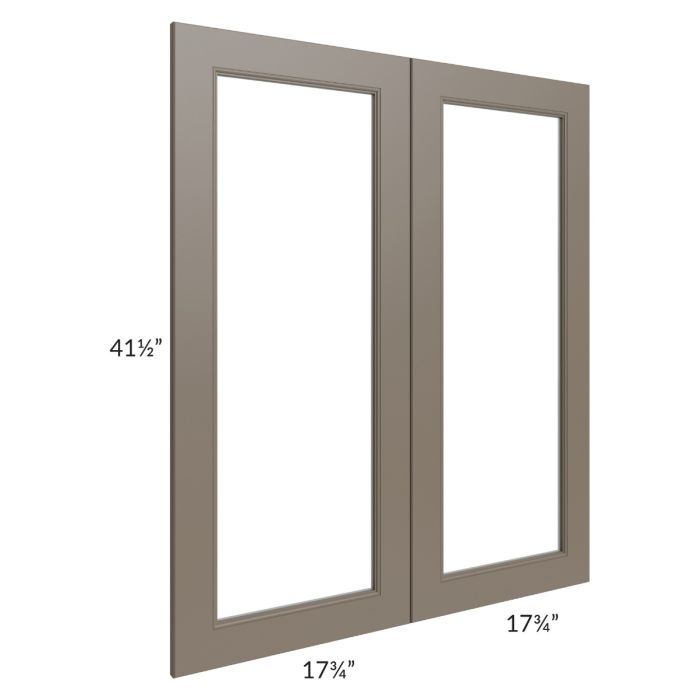 Tuscan Stone 36x42 Clear Glass Door (Cabinet Sold Separately)