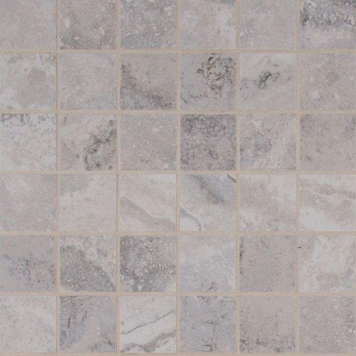 Napa Gray 2 x 2 Mosaic Ceramic Tile