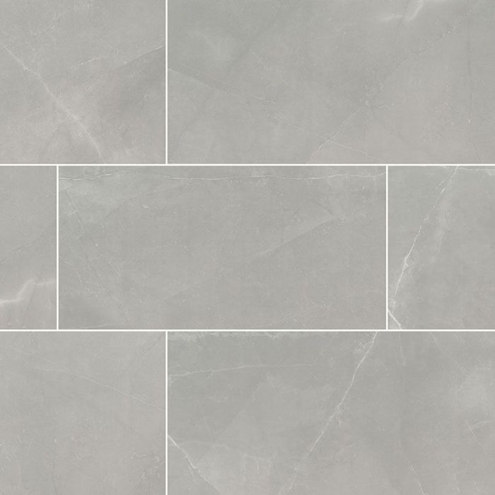 Sande Grey 24" x 48" Polished Porcelain Tile
