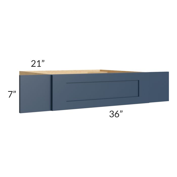 Madison Navy Shaker 36" Vanity Knee Drawer (trimmable)