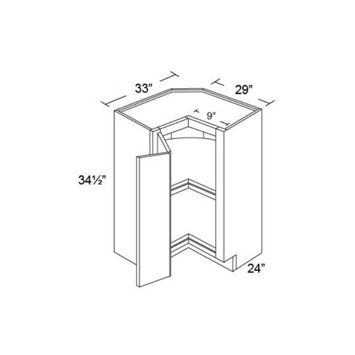 33" Lazy Susan Base Cabinet