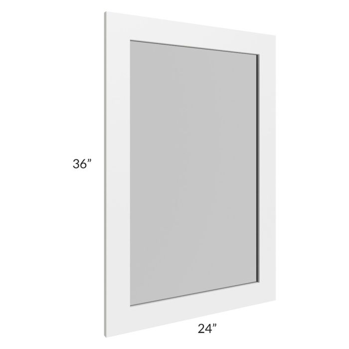Asheville White Shaker 24x36 Vanity Mirror