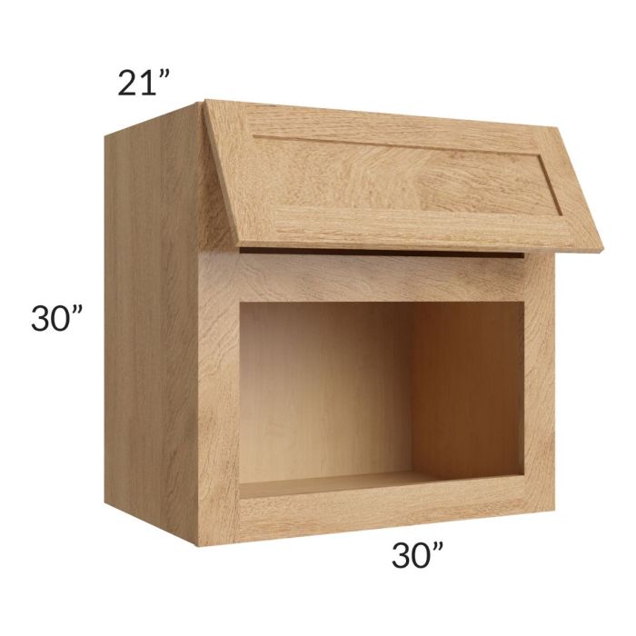 Midtown Timber Shaker 30x30x21 Microwave Wall Cabinet