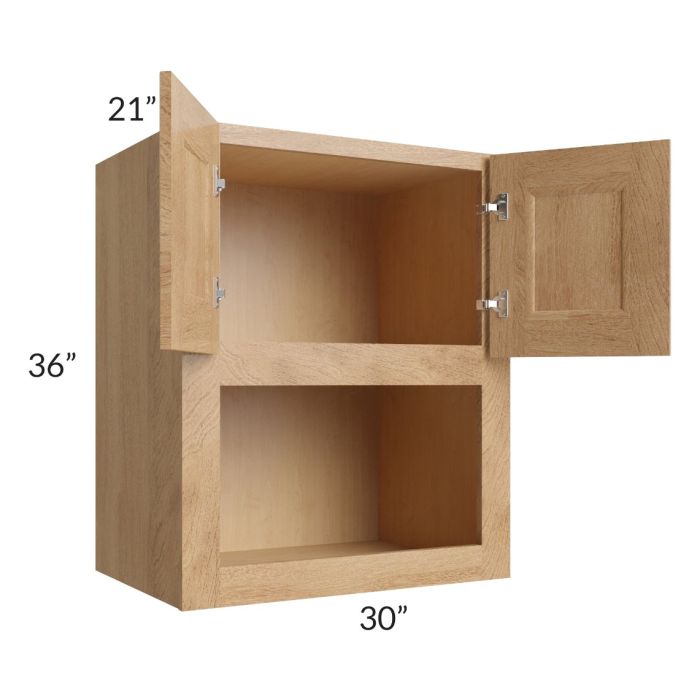 Tuscan Timber 30x36x21 Microwave Wall Cabinet