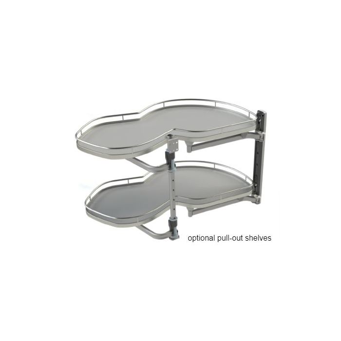 Milan Pecan 48" - 51" Blind Base Corner Cabinet