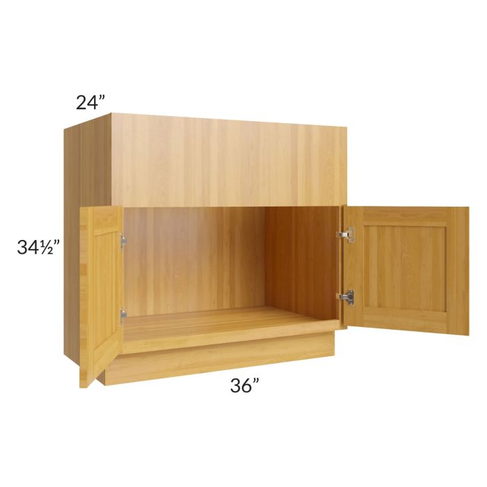 Glazed Praline 36" Farm Sink Base