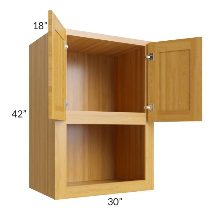 Glazed Praline 30x42 Microwave Cabinet