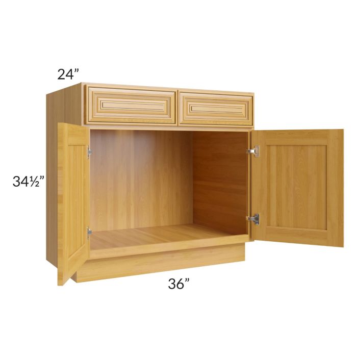 Glazed Praline 36" Sink Base