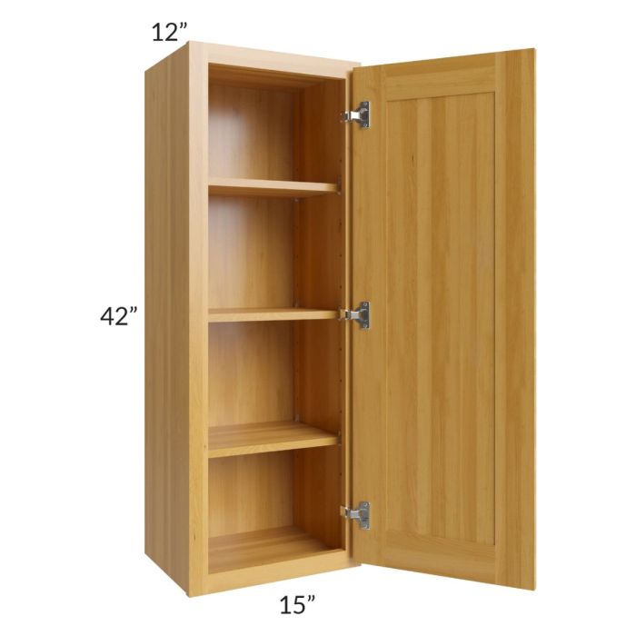 Glazed Praline 15x42 Wall Cabinet