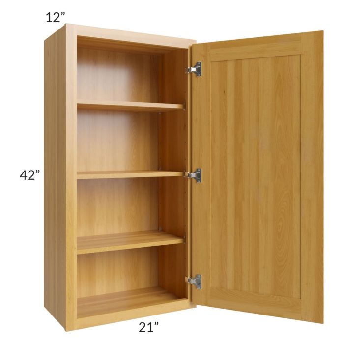 Glazed Praline 21 x42 Wall Cabinet