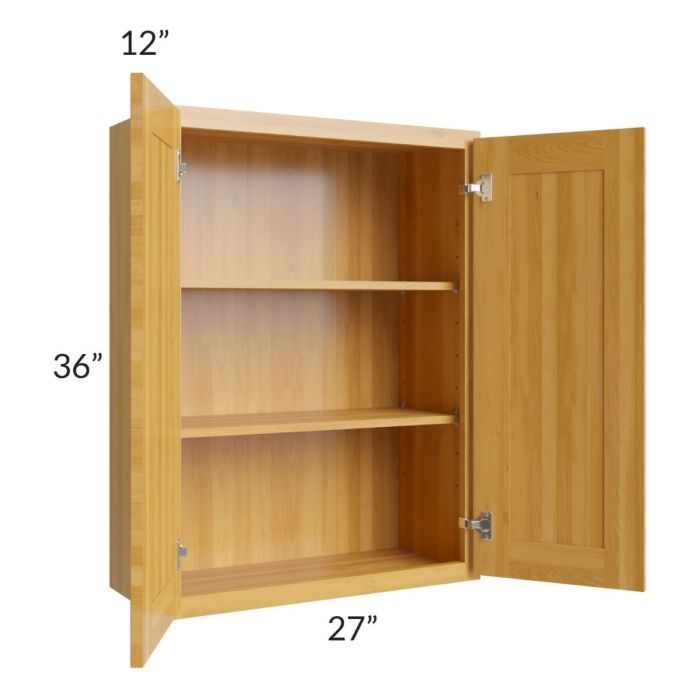 Glazed Praline 27x36 Wall Cabinet