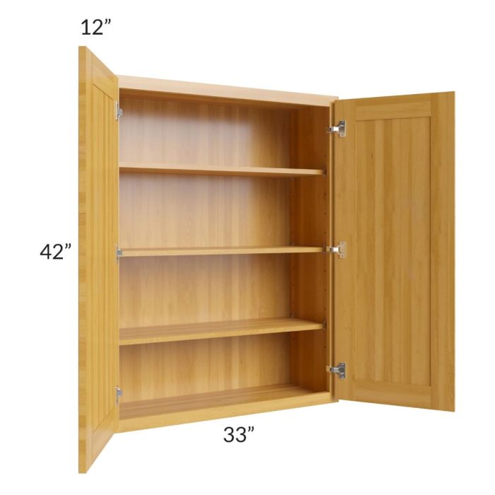 Glazed Praline 33x42 Wall Cabinet