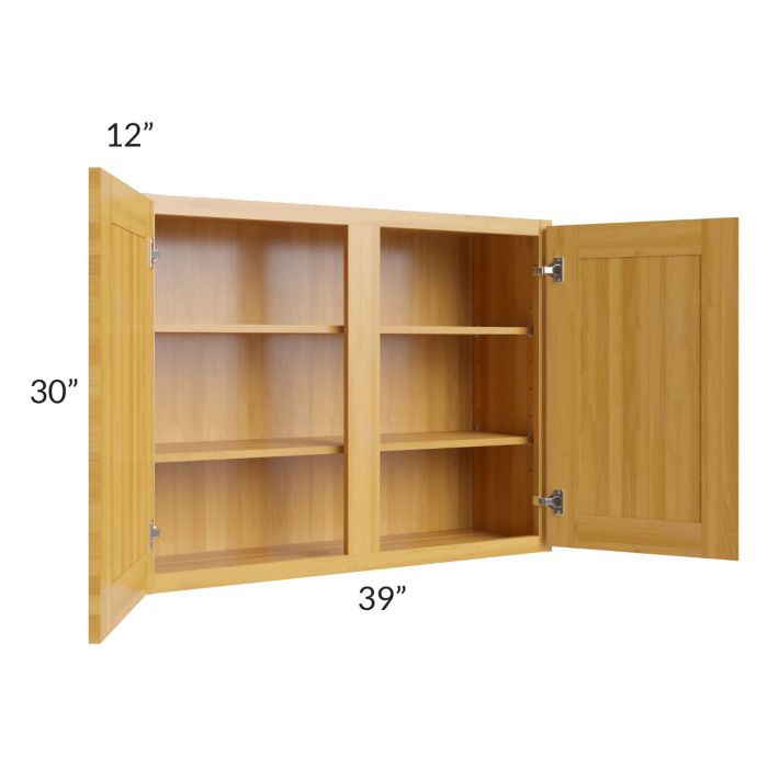 Glazed Praline 39x30 Wall Cabinet