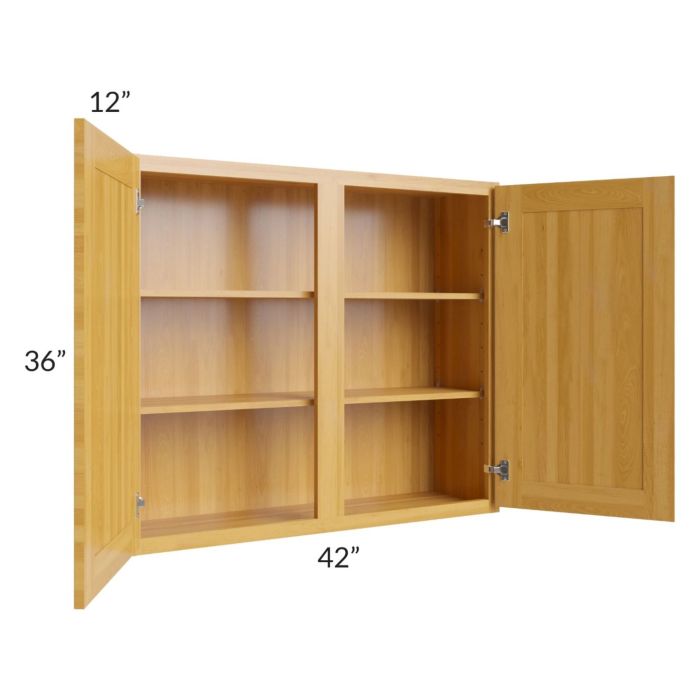 Glazed Praline 42x36 Wall Cabinet