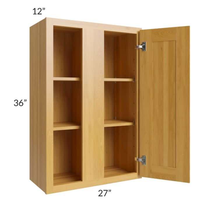 Glazed Praline 27x36 Blind Corner Wall Cabinet