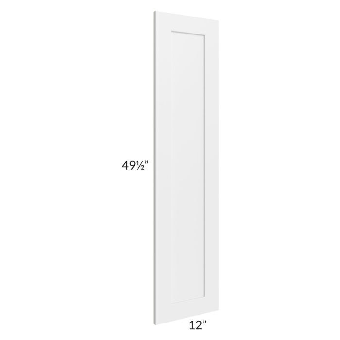 Asheville White Shaker Tall Decorative Base End Panel