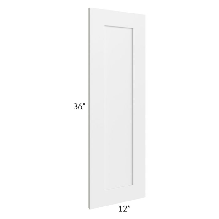 Asheville White Shaker 36" Wall Decorative End Panel