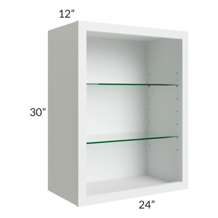 24x30 Wall Cabinet (No Doors) To Be Used With Glass Doors