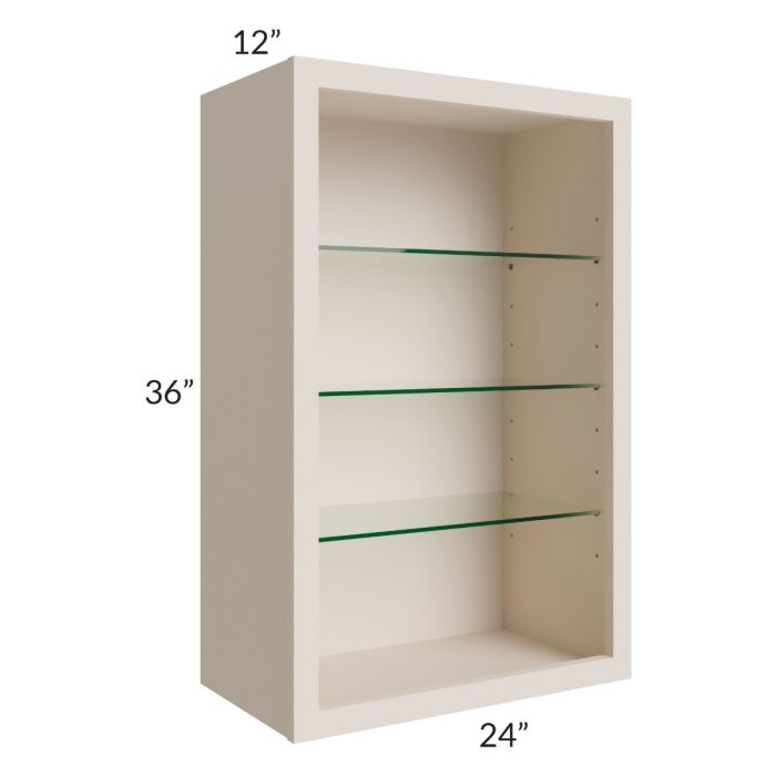 24x36 Wall Cabinet (No Doors) To Be Used With Glass Doors