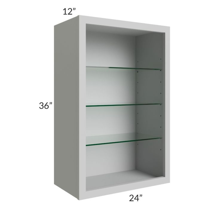 24x36 Wall Cabinet (No Doors) To Be Used With Glass Doors