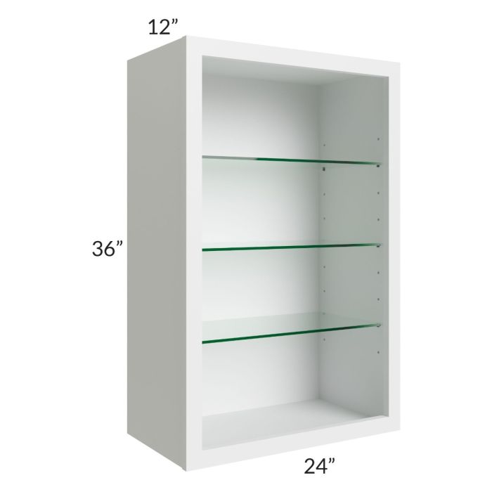 24x36 Wall Cabinet (No Doors) To Be Used With Glass Doors