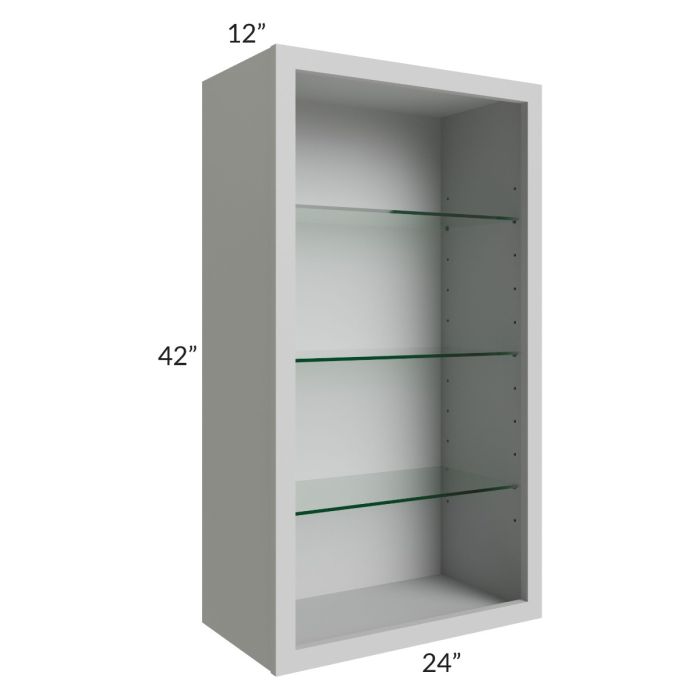 24x42 Wall Cabinet (No Doors) To Be Used With Glass Doors