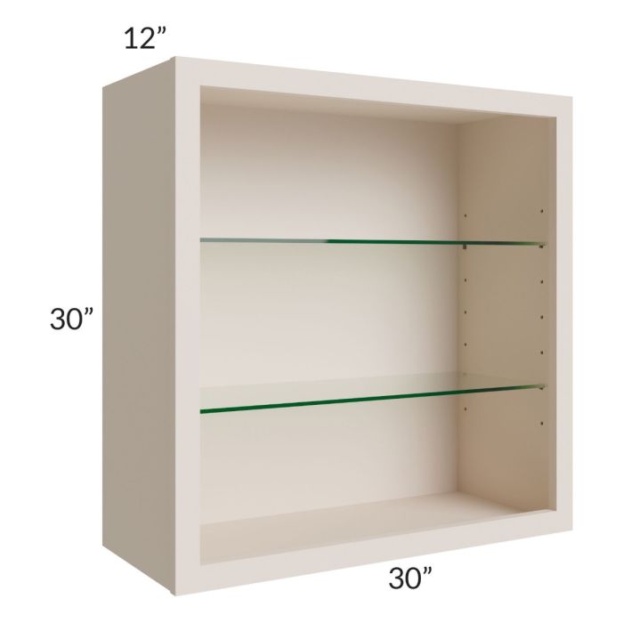30x30 Wall Cabinet (No Doors) To Be Used With Glass Doors