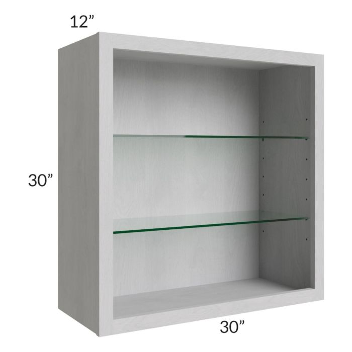 30x30 Wall Cabinet (No Doors) To Be Used With Glass Doors
