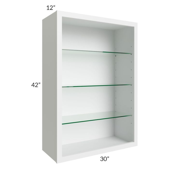 30x42 Wall Cabinet (No Doors) To Be Used With Glass Doors