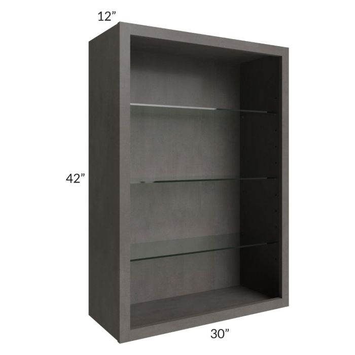 30x42 Wall Cabinet (No Doors) To Be Used With Glass Doors