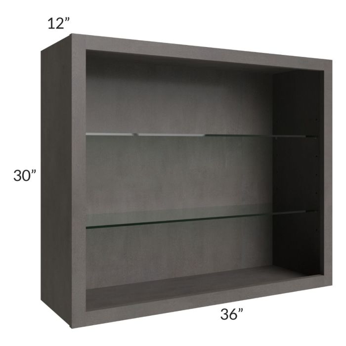 36x30 Wall Cabinet (No Doors) To Be Used With Glass Doors