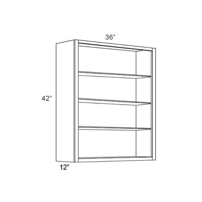 36x42 Wall Cabinet (No Doors) To Be Used With Glass Doors