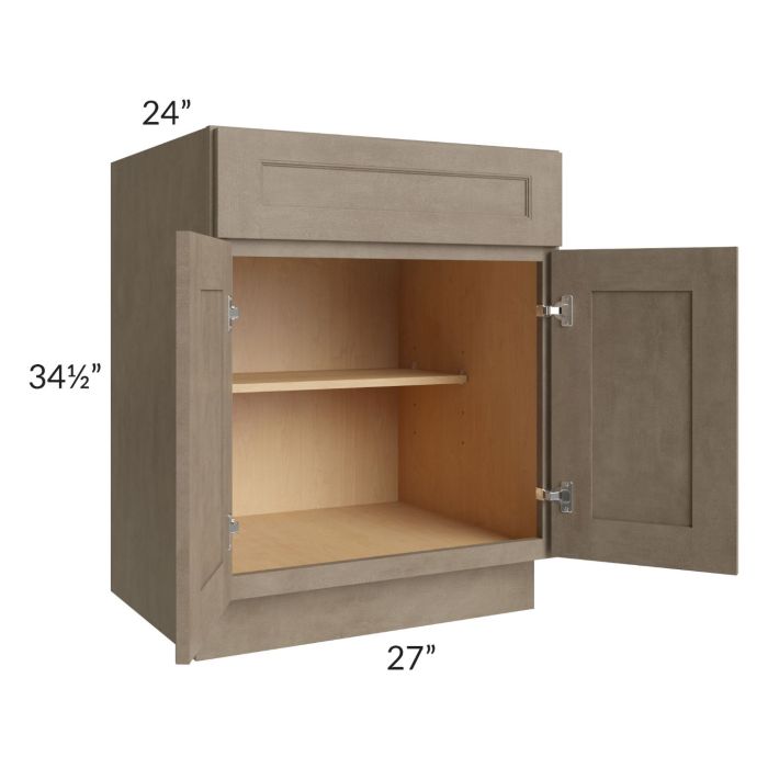 Cobblestone Grey 27" Base Cabinet 