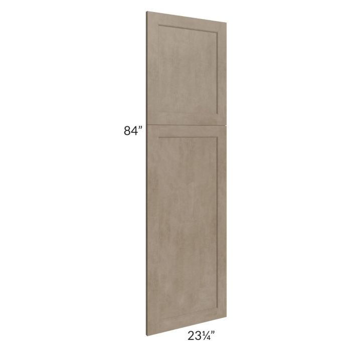 Cobblestone Grey 84" Tall Decorative End Panel